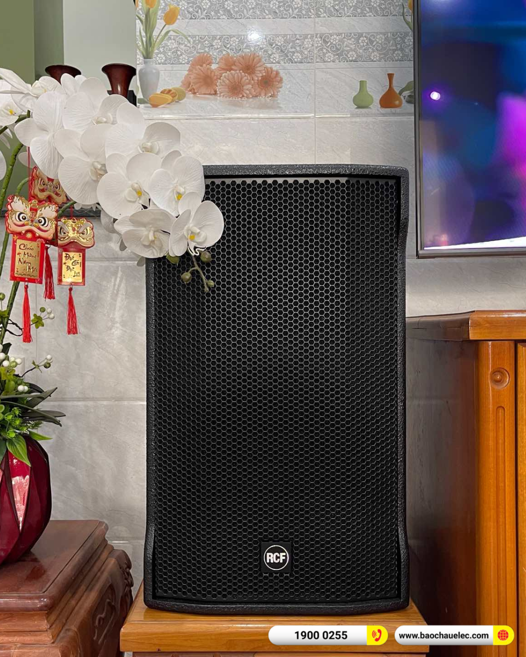 Lắp đặt d&agrave;n karaoke RCF hơn 94tr cho anh B&igrave;nh tại B&igrave;nh Dương (RCF CMAX 4112, JBL V8, JBL VX8, BCE VIP3000)