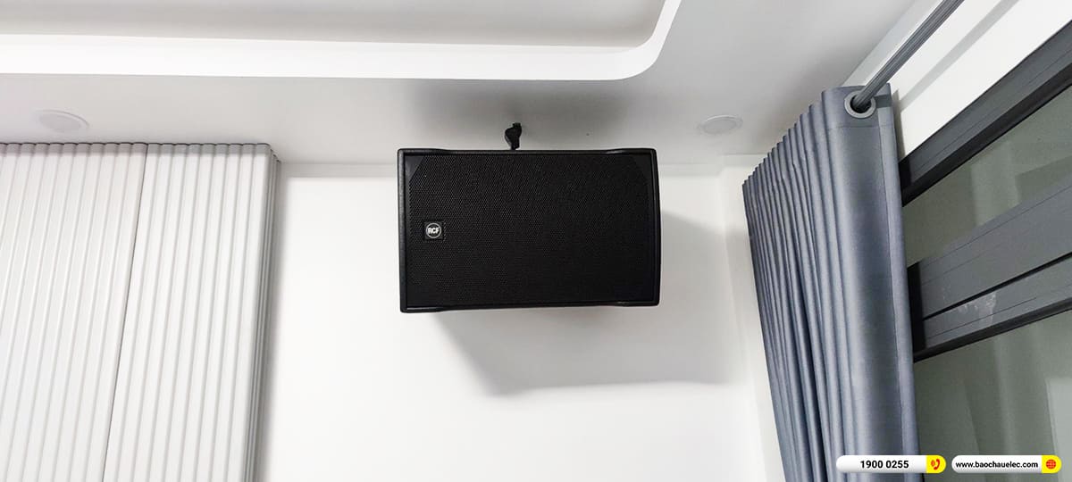 Lắp đặt d&agrave;n karaoke RCF hơn 73tr cho anh Chiến ở TPHCM 