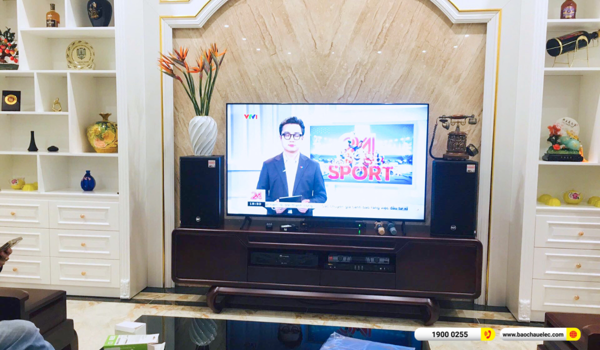 Lắp đặt d&agrave;n karaoke RCF gần 65tr cho anh Chức tại Bắc Ninh