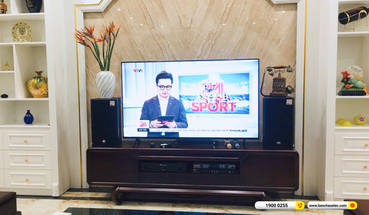 Lắp đặt d&agrave;n karaoke RCF gần 65tr cho anh Chức tại Bắc Ninh