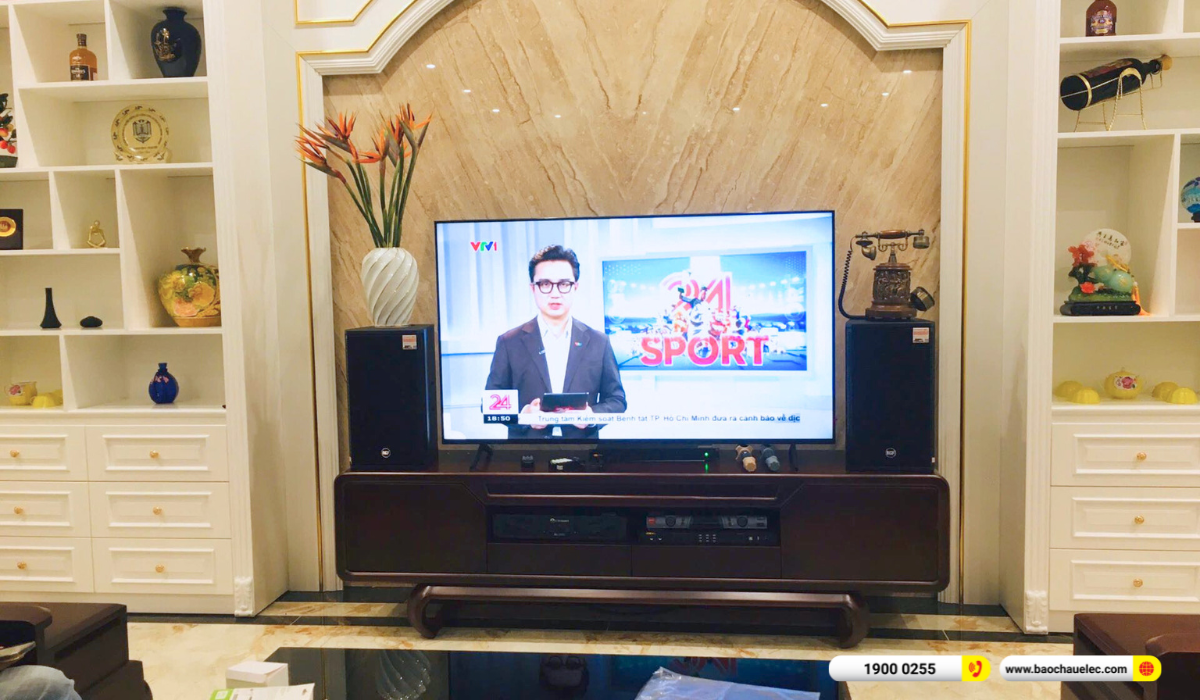 Lắp đặt d&agrave;n karaoke RCF gần 65tr cho anh Chức tại Bắc Ninh