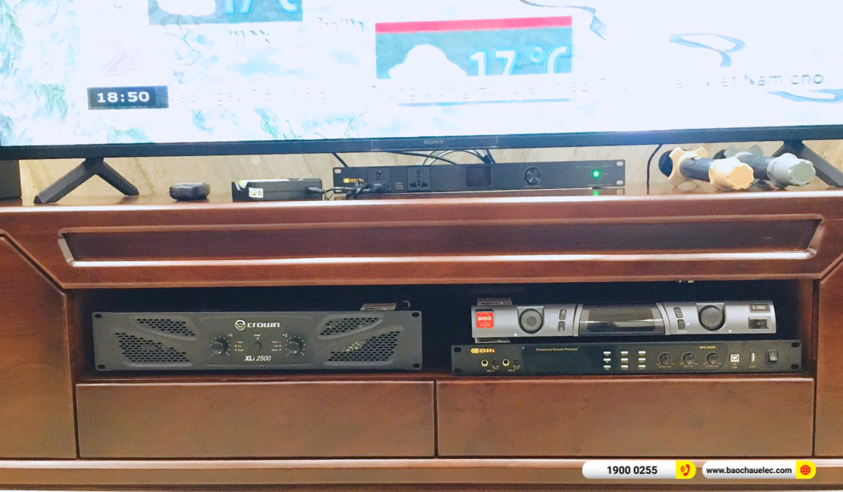 Lắp đặt d&agrave;n karaoke RCF gần 65tr cho anh Chức tại Bắc Ninh