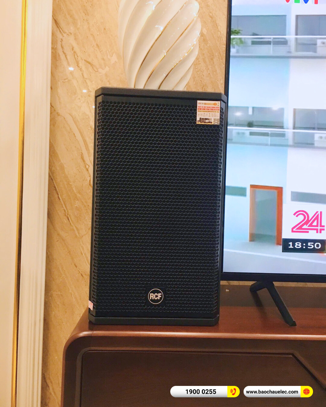 Lắp đặt d&agrave;n karaoke RCF gần 65tr cho anh Chức tại Bắc Ninh