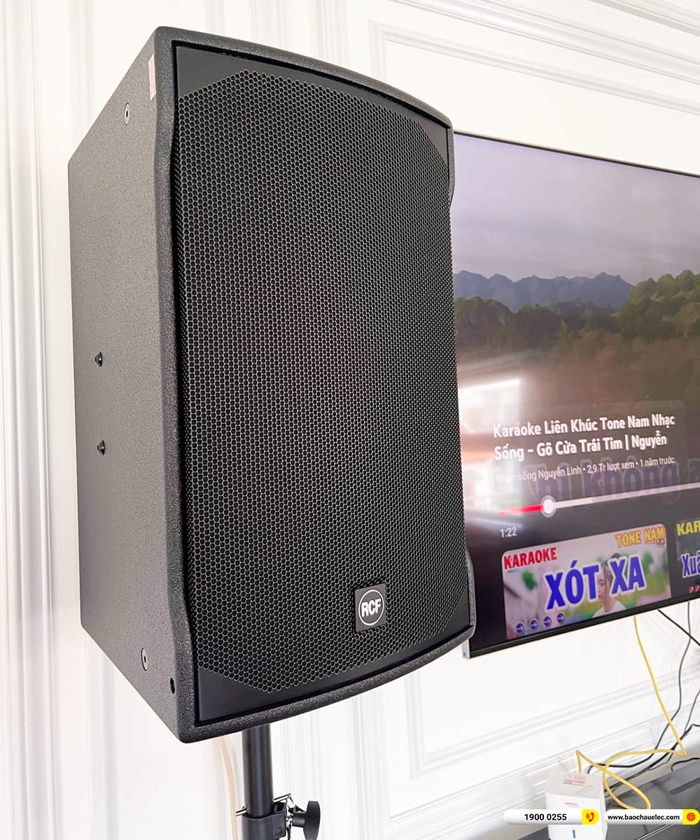 Lắp đặt d&agrave;n karaoke RCF gần 73tr cho anh Cường ở B&igrave;nh Dương