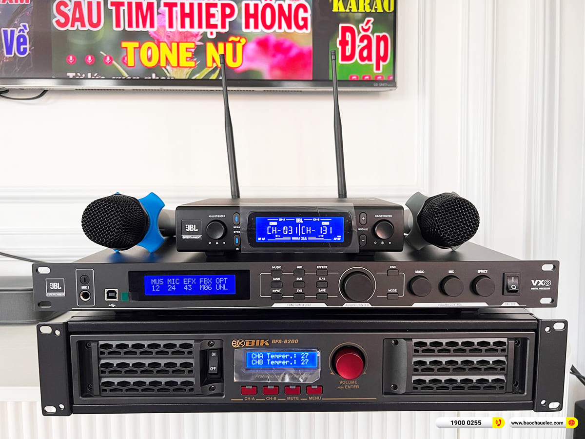 Lắp đặt dàn karaoke RCF gần 73tr cho anh Cường ở Bình Dương