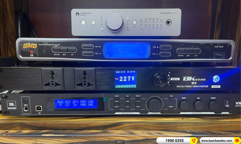 Lắp đặt d&agrave;n karaoke RCF cho anh Cường ở TPHCM