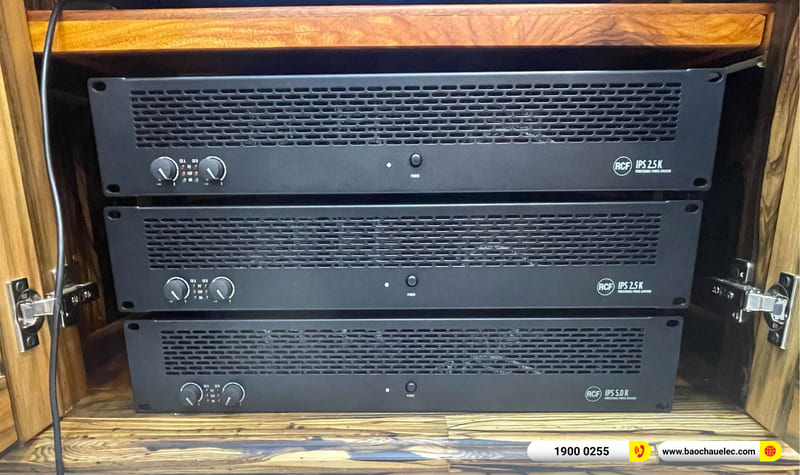 Lắp đặt d&agrave;n karaoke RCF cho anh Cường ở TPHCM
