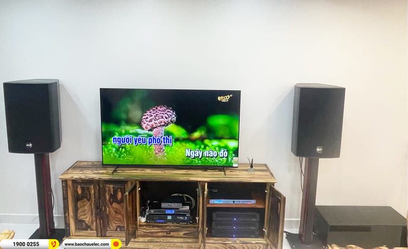 Lắp đặt d&agrave;n karaoke RCF cho anh Cường ở TPHCM