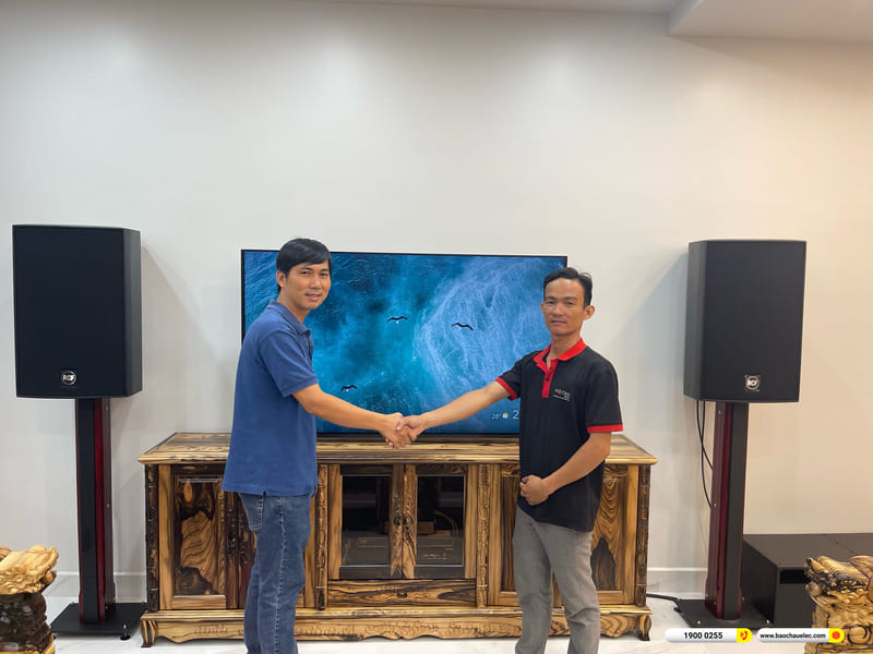 Lắp đặt d&agrave;n karaoke RCF cho anh Cường ở TPHCM