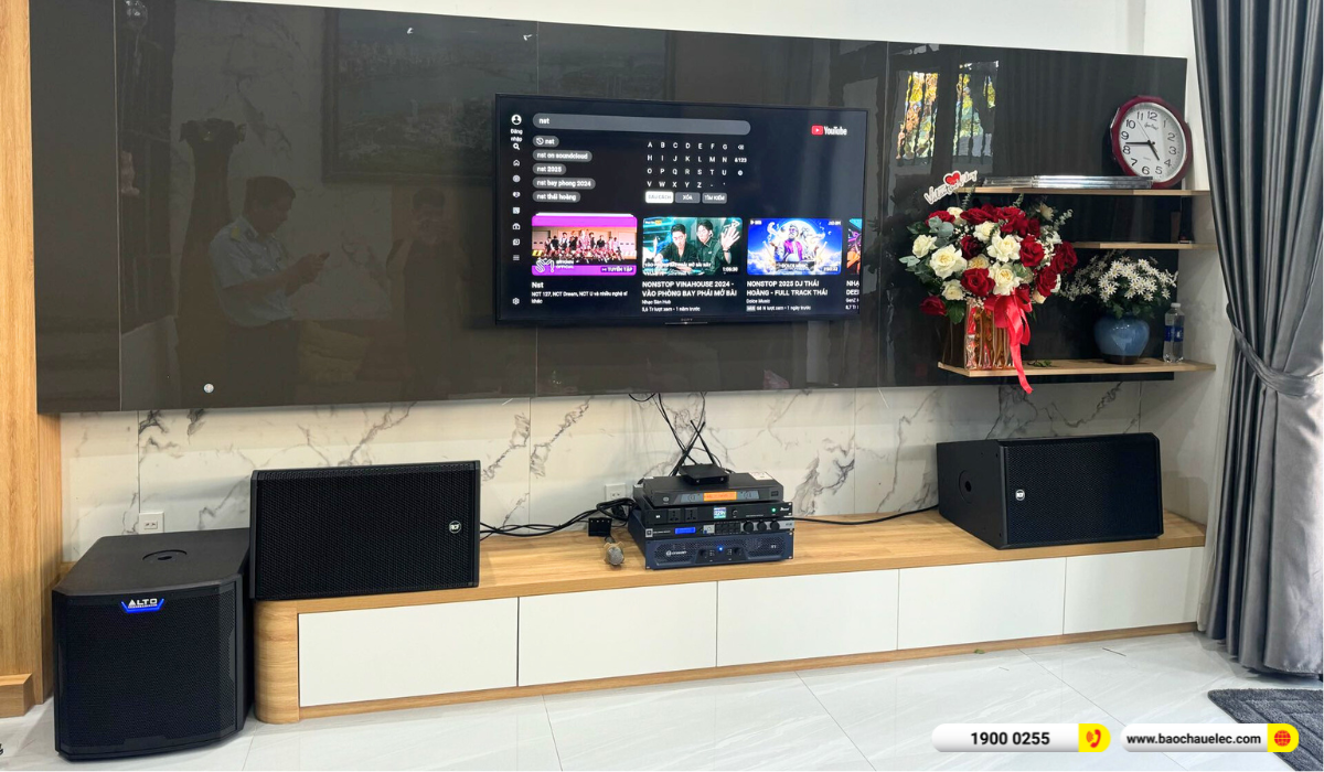 Lắp đặt d&agrave;n karaoke RCF gần 79tr cho anh Đồng tại Đ&agrave; Nẵng