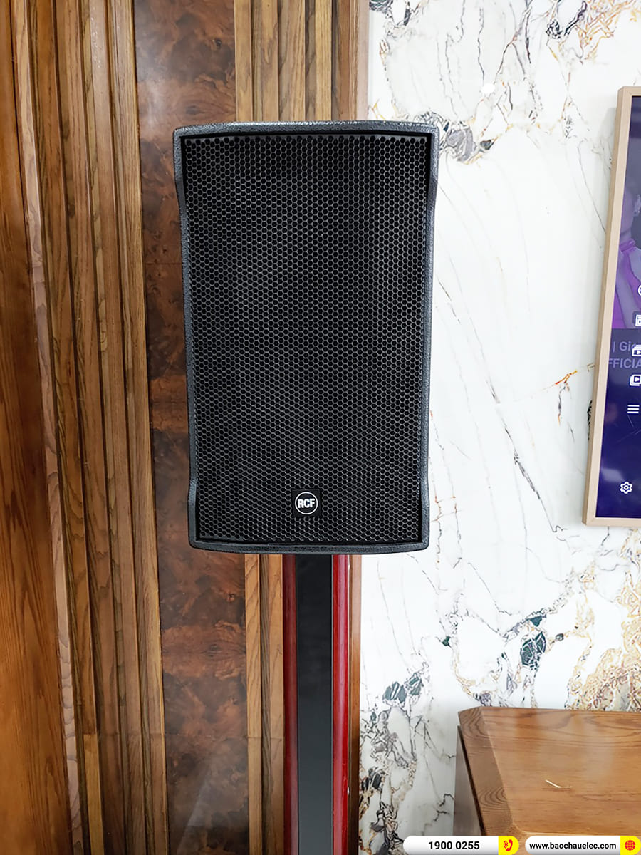 Lắp đặt d&agrave;n karaoke RCF gần 134tr cho anh Đức ở Thanh H&oacute;a