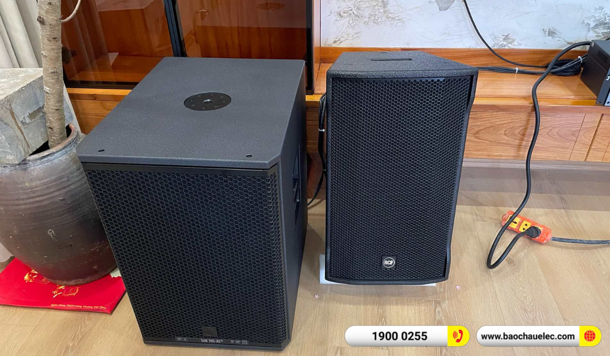 Lắp đặt d&agrave;n karaoke RCF hơn 147tr cho anh Dũng tại Bắc Giang