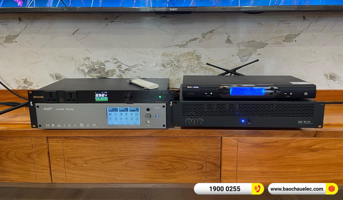 Lắp đặt d&agrave;n karaoke RCF hơn 147tr cho anh Dũng tại Bắc Giang