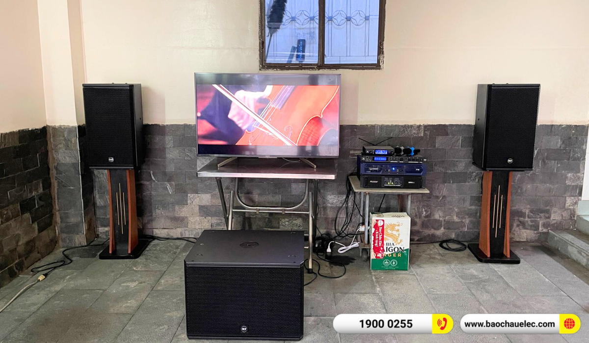 Lắp đặt d&agrave;n karaoke RCF hơn 107tr cho anh Dũng tại B&igrave;nh Dương