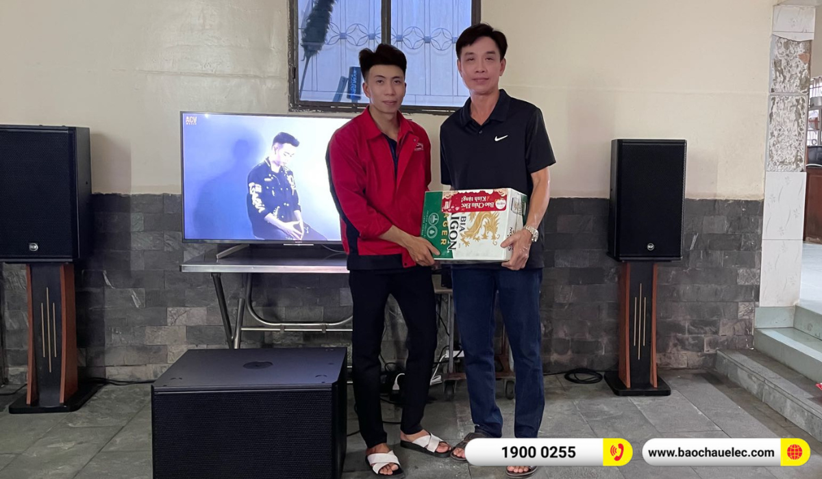 Lắp đặt d&agrave;n karaoke RCF hơn 107tr cho anh Dũng tại B&igrave;nh Dương