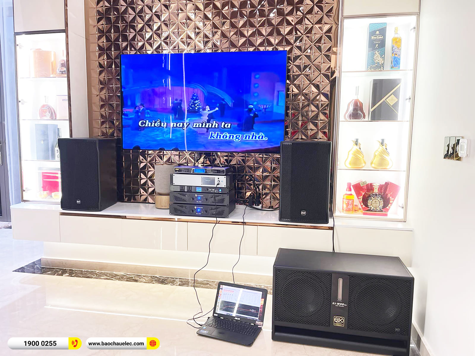 Lắp đặt d&agrave;n karaoke RCF gần 133tr cho anh Duy ở Cần Thơ