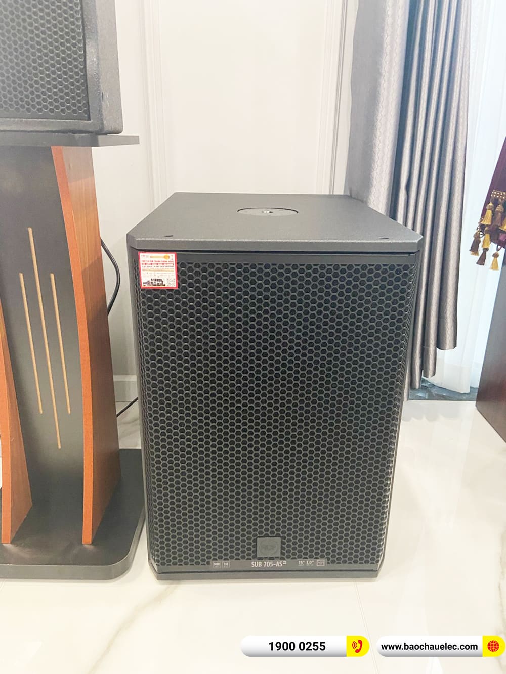 Lắp đặt d&agrave;n karaoke RCF 150tr cho anh Giang ở TPHCM