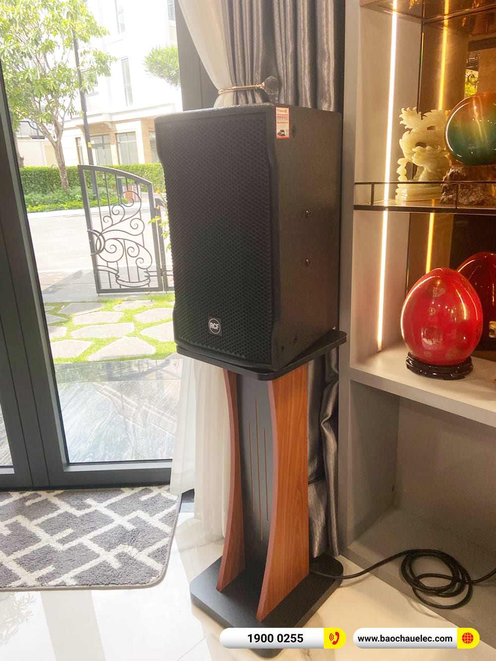 Lắp đặt d&agrave;n karaoke RCF 150tr cho anh Giang ở TPHCM