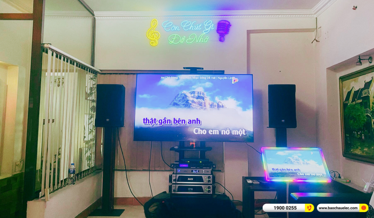 Lắp đặt d&agrave;n karaoke RCF hơn 146tr cho anh H&agrave; tại TP HCM