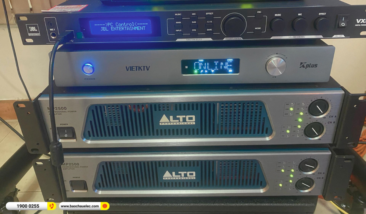 Lắp đặt d&agrave;n karaoke RCF hơn 146tr cho anh H&agrave; tại TP HCM