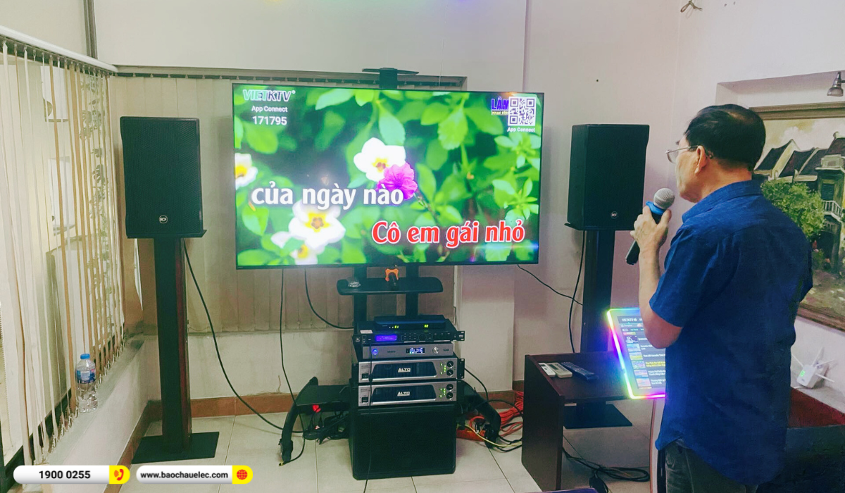 Lắp đặt d&agrave;n karaoke RCF hơn 146tr cho anh H&agrave; tại TP HCM