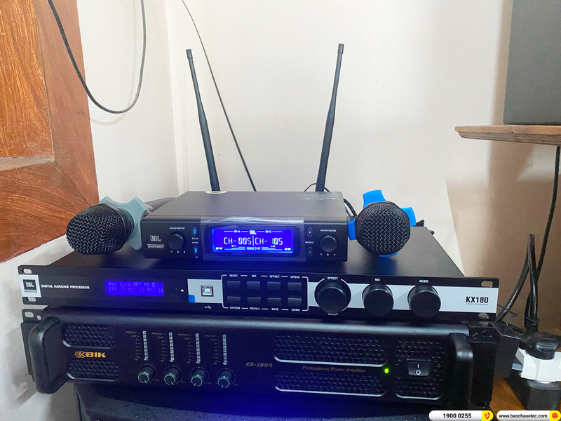 Lắp đặt dàn karaoke RCF hơn 73tr cho anh Hải ở Hải Dương