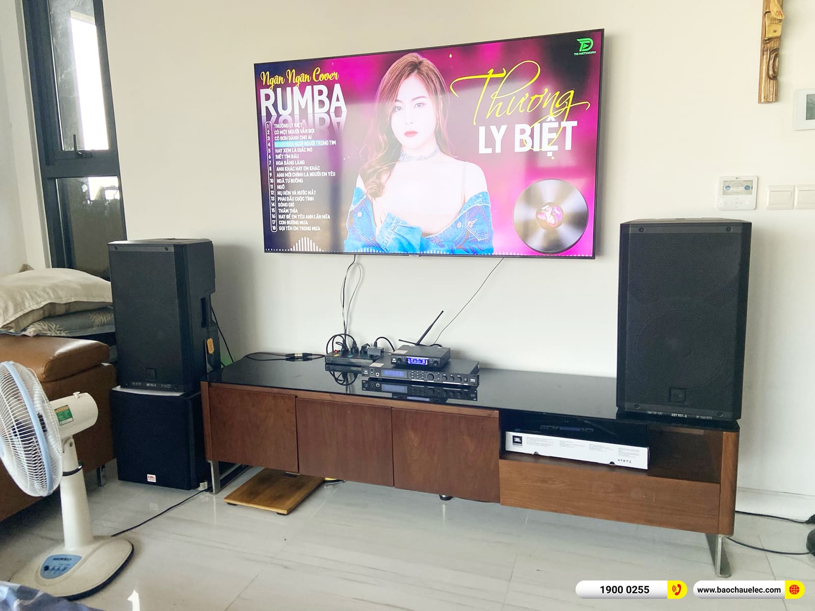 Lắp đặt dàn karaoke RCF hơn 57tr cho anh Hải ở TPHCM