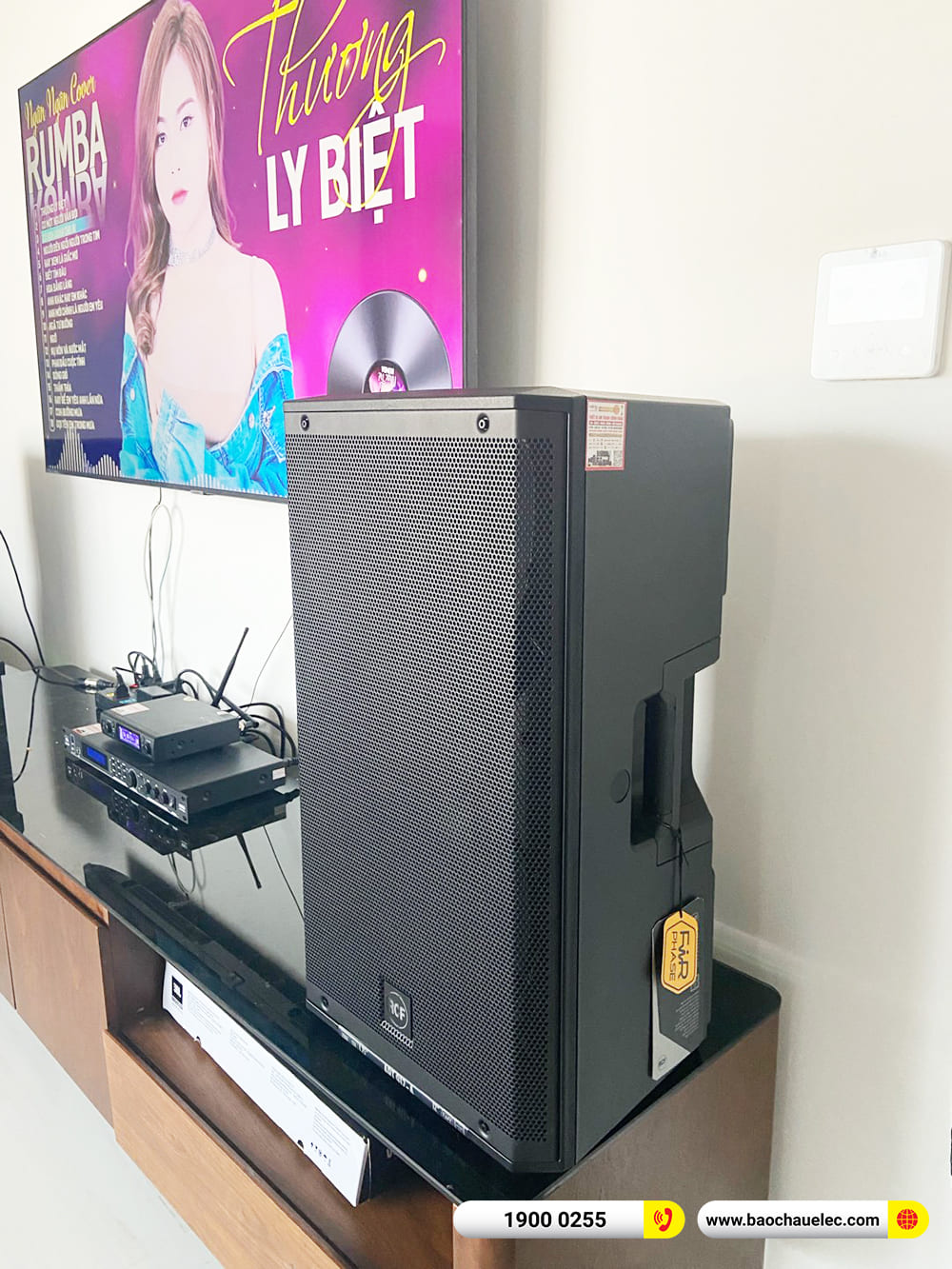 Lắp đặt dàn karaoke RCF hơn 57tr cho anh Hải ở TPHCM