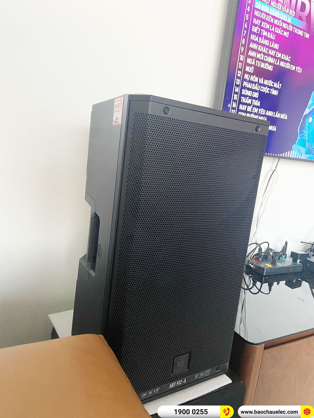 Lắp đặt dàn karaoke RCF hơn 57tr cho anh Hải ở TPHCM