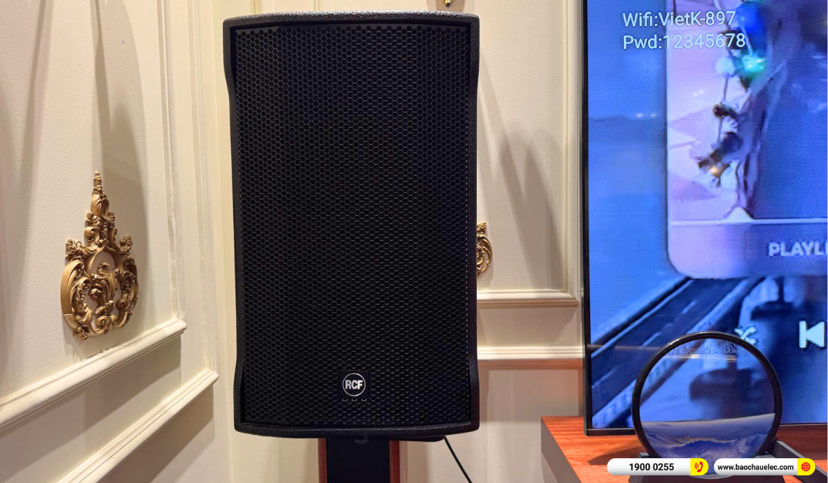 Lắp đặt d&agrave;n karaoke RCF gần 207tr cho anh Hải tại H&agrave; Nội
