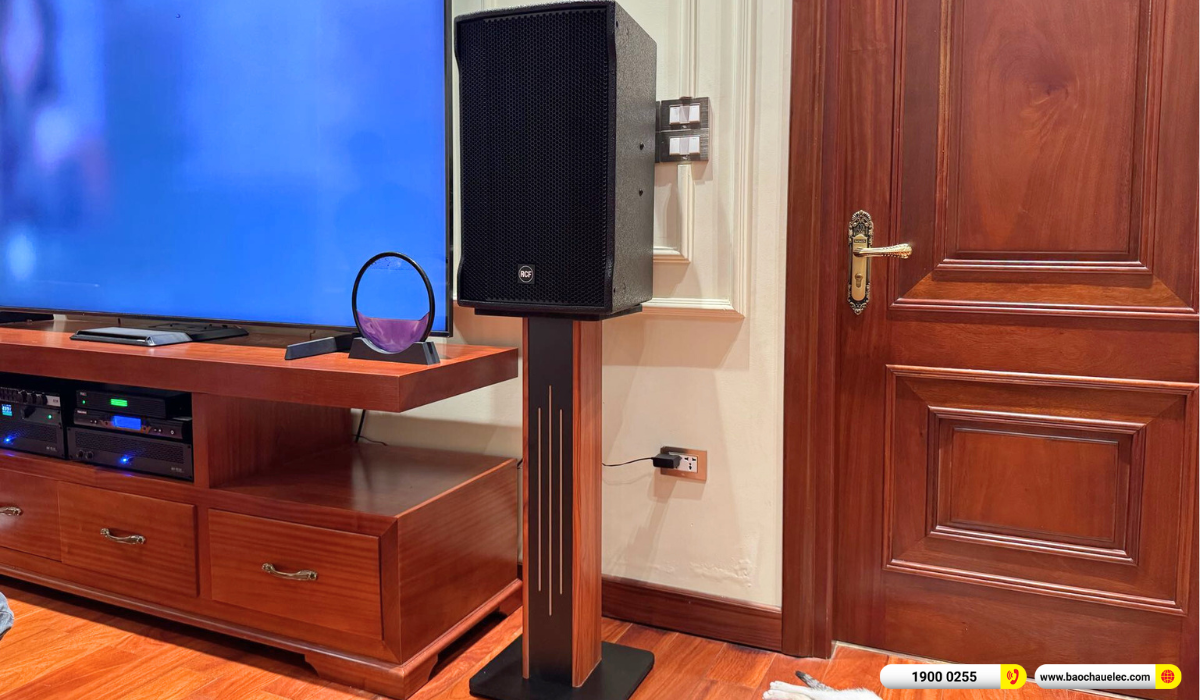 Lắp đặt d&agrave;n karaoke RCF gần 207tr cho anh Hải tại H&agrave; Nội