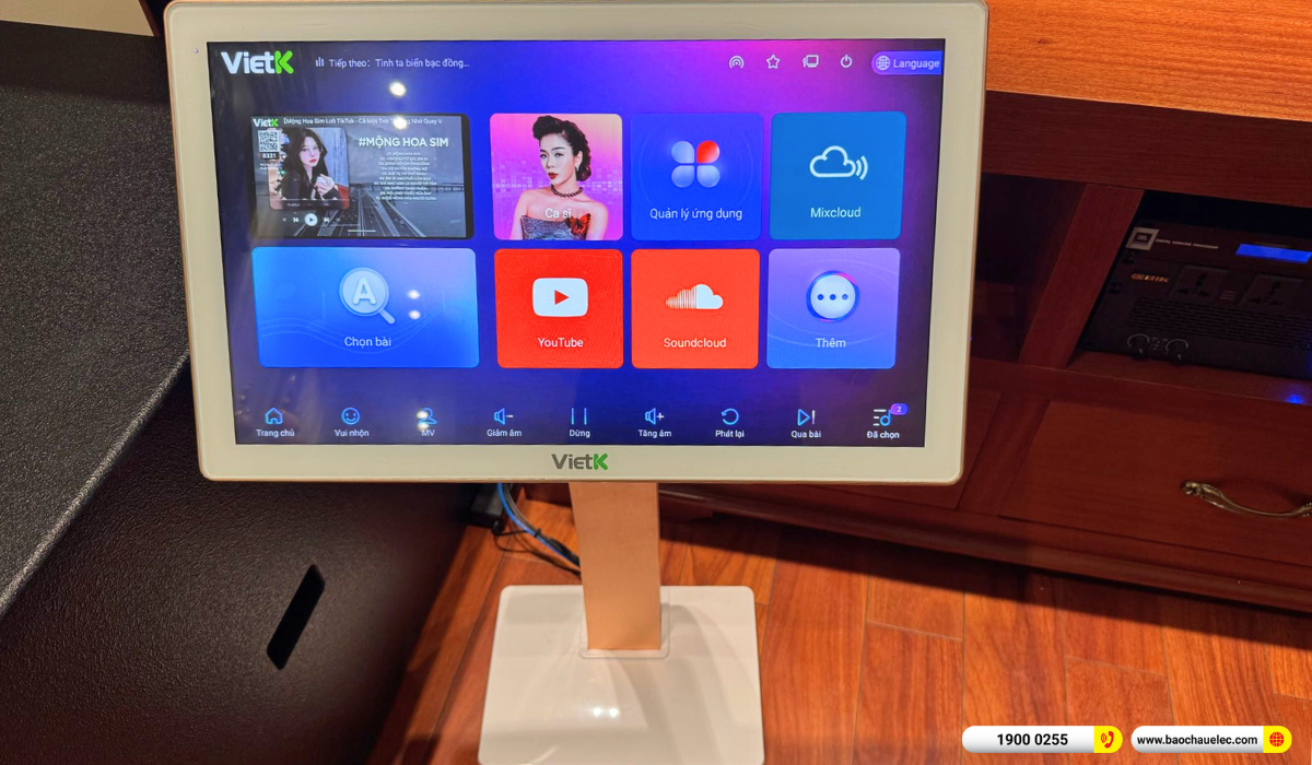 Lắp đặt d&agrave;n karaoke RCF gần 207tr cho anh Hải tại H&agrave; Nội