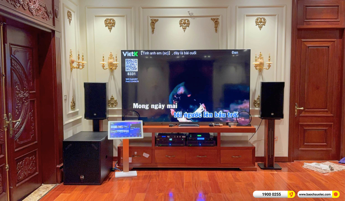 Lắp đặt d&agrave;n karaoke RCF gần 207tr cho anh Hải tại H&agrave; Nội