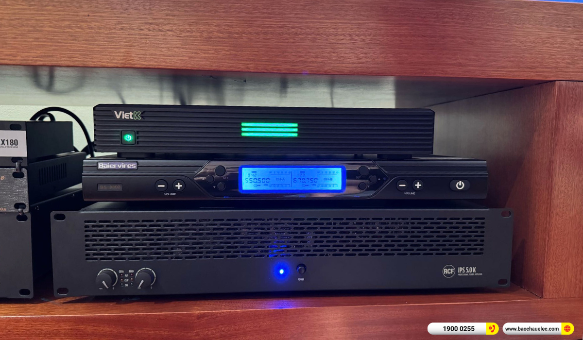 Lắp đặt d&agrave;n karaoke RCF gần 207tr cho anh Hải tại H&agrave; Nội