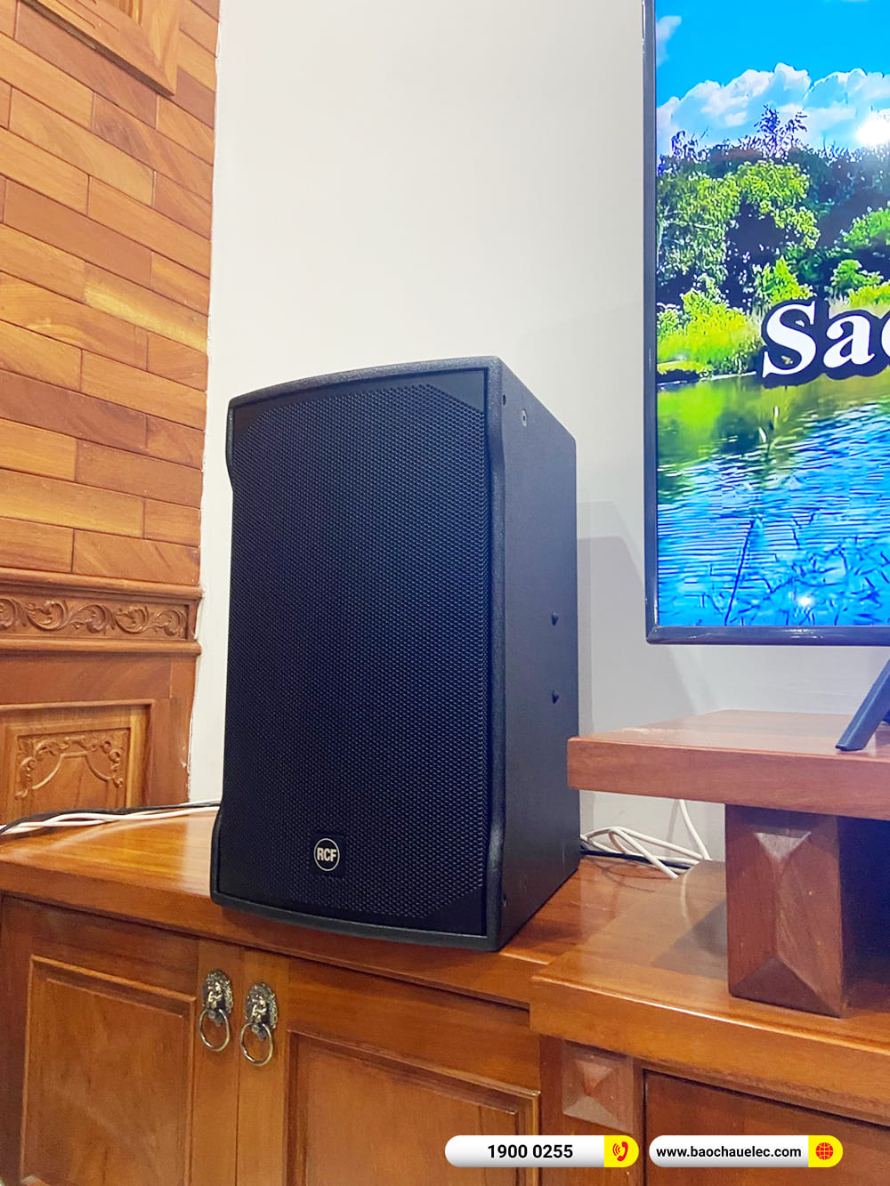 Lắp đặt d&agrave;n karaoke RCF gần 70tr cho anh Hiển ở B&igrave;nh Dương