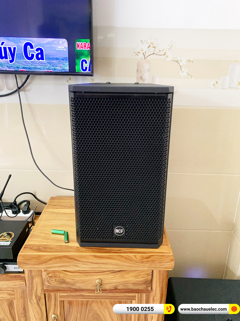 Lắp đặt d&agrave;n karaoke RCF gần 56tr cho anh Ho&agrave;ng ở TPHCM