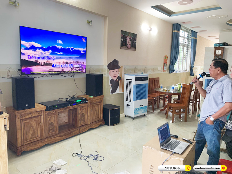 Lắp đặt d&agrave;n karaoke RCF gần 56tr cho anh Ho&agrave;ng ở TPHCM