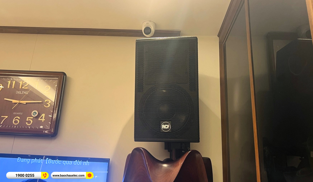 Lắp đặt d&agrave;n karaoke RCF gần 174tr cho anh Ho&agrave;ng tại H&agrave; Nội