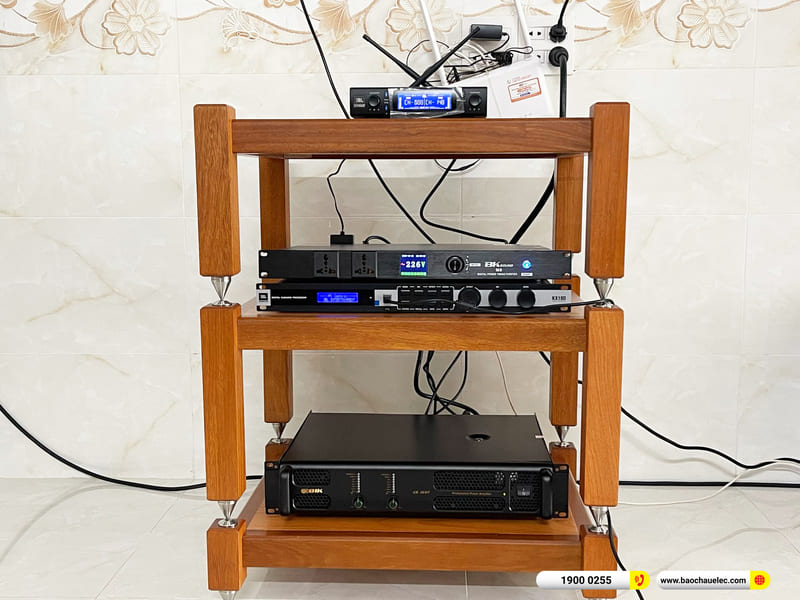 Lắp đặt d&agrave;n karaoke RCF cho anh Hồng ở Cần Thơ