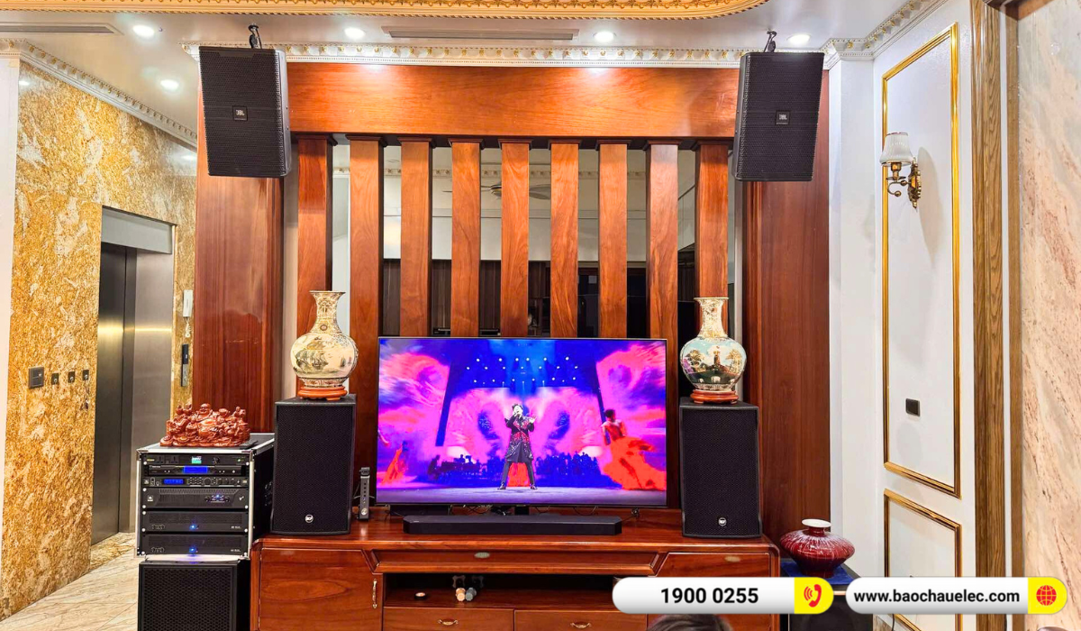 Lắp đặt d&agrave;n karaoke RCF hơn 167tr cho anh H&ugrave;ng tại H&agrave; Nội