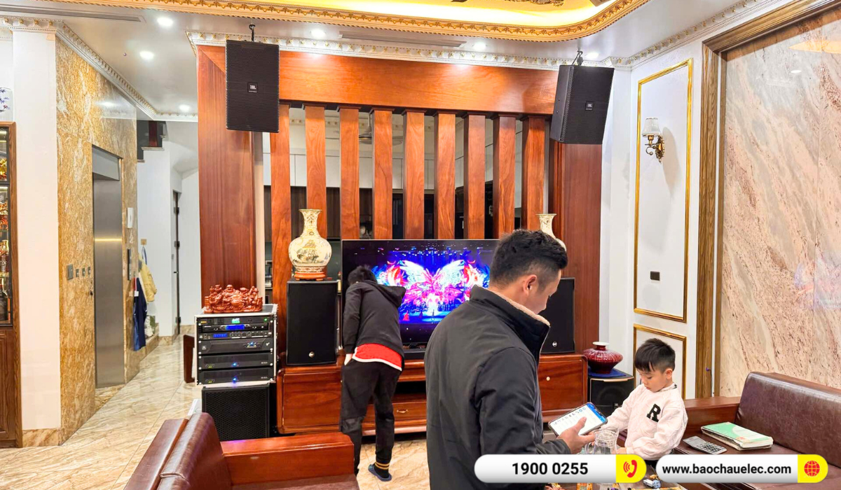 Lắp đặt d&agrave;n karaoke RCF hơn 167tr cho anh H&ugrave;ng tại H&agrave; Nội
