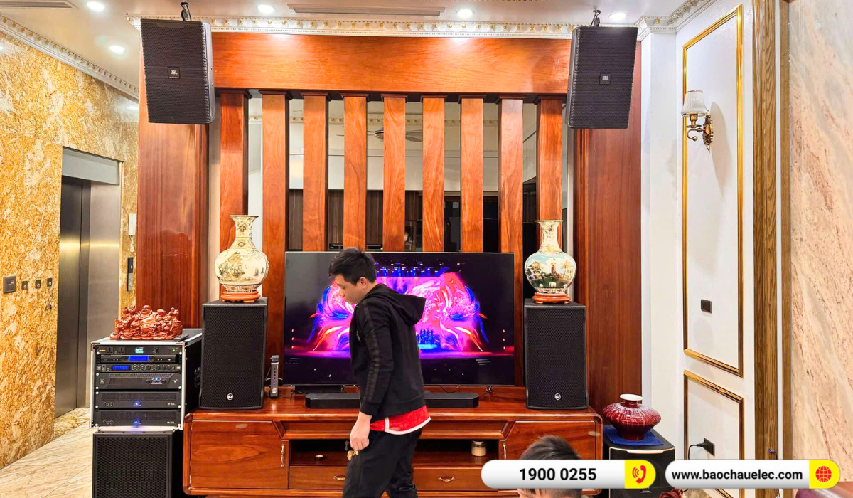 Lắp đặt d&agrave;n karaoke RCF hơn 167tr cho anh H&ugrave;ng tại H&agrave; Nội