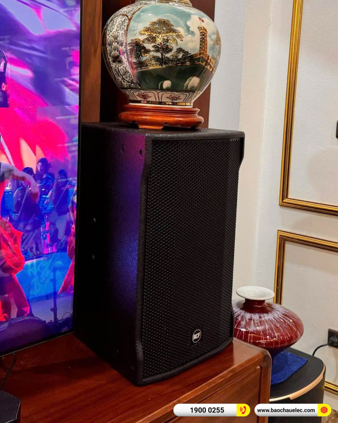 Lắp đặt d&agrave;n karaoke RCF hơn 167tr cho anh H&ugrave;ng tại H&agrave; Nội