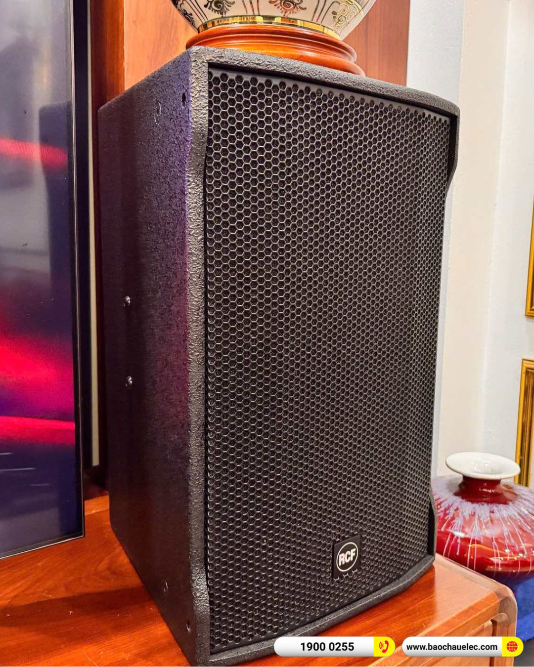 Lắp đặt d&agrave;n karaoke RCF hơn 167tr cho anh H&ugrave;ng tại H&agrave; Nội