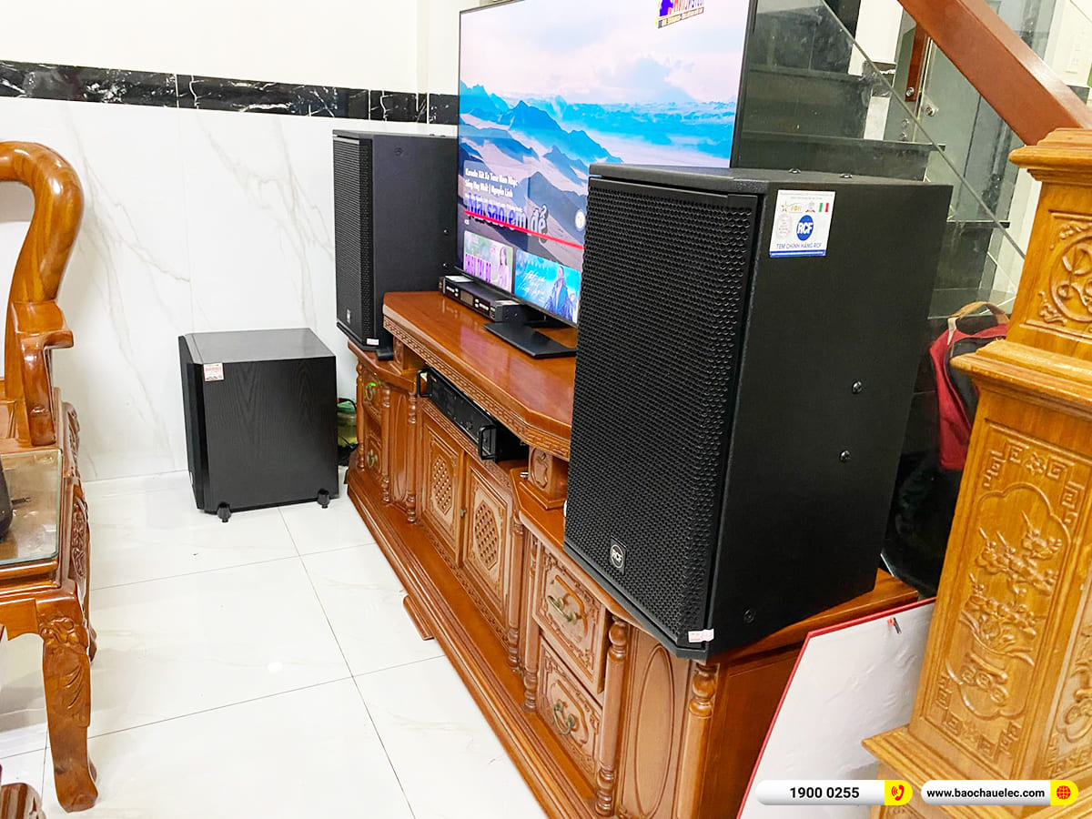 Lắp đặt d&agrave;n karaoke RCF gần 57tr cho anh Ki&ecirc;n ở TPHCM