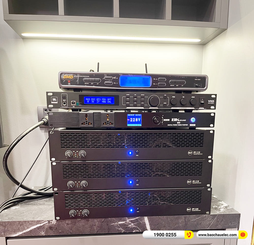 Lắp đặt dàn karaoke RCF gần 270tr cho anh Lợi ở Buôn Ma Thuột