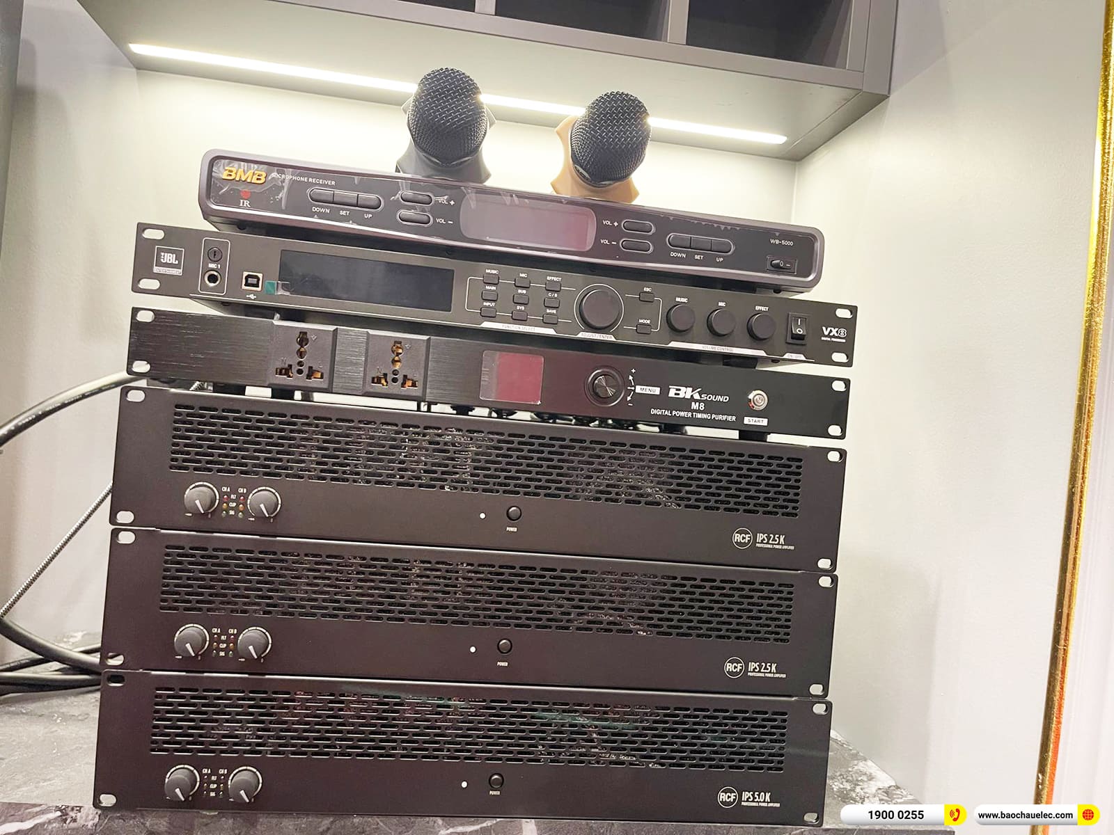 Lắp đặt dàn karaoke RCF gần 270tr cho anh Lợi ở Buôn Ma Thuột