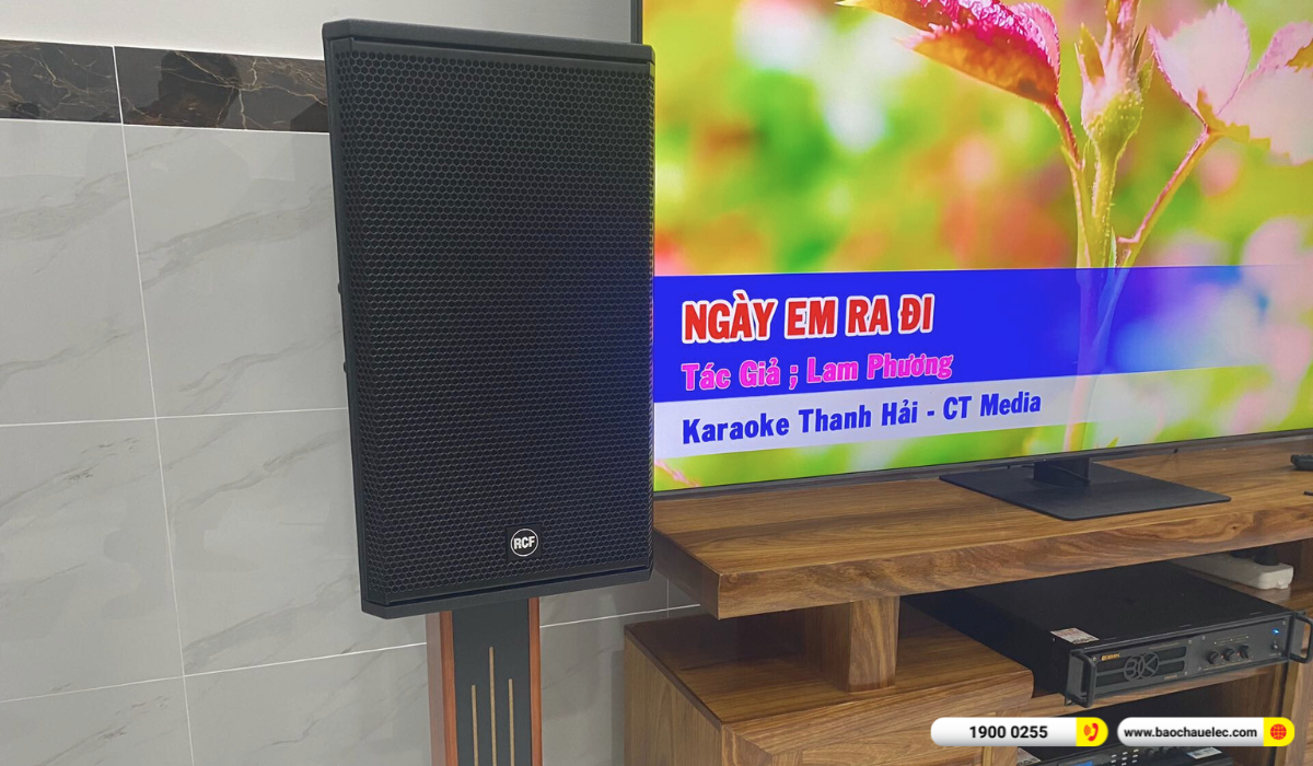 Lắp đặt d&agrave;n karaoke RCF hơn 91tr cho anh Lợi tại TP HCM
