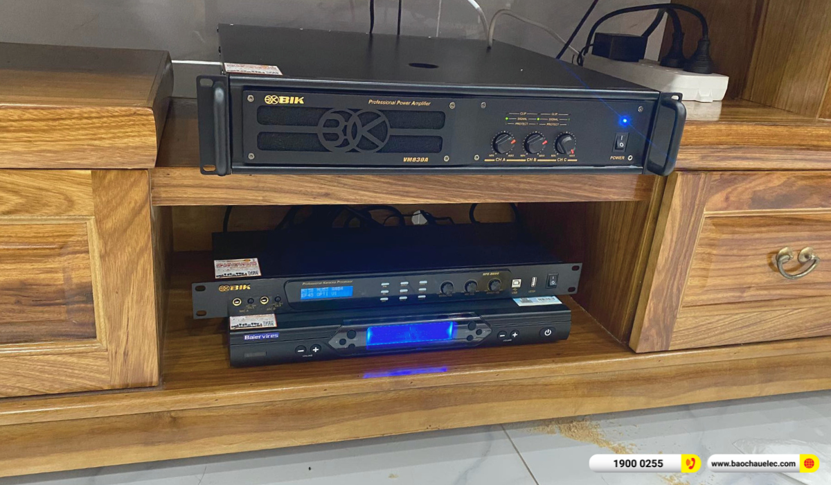 Lắp đặt d&agrave;n karaoke RCF hơn 91tr cho anh Lợi tại TP HCM