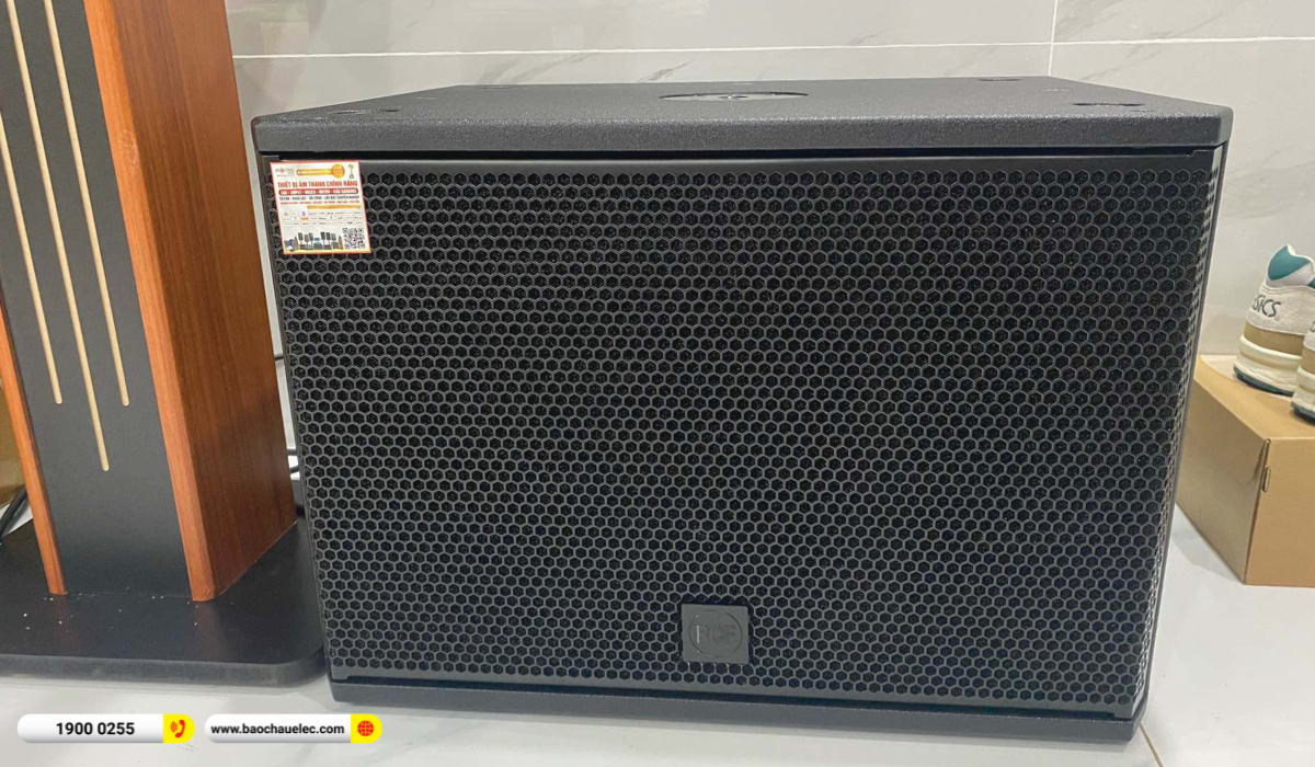 Lắp đặt d&agrave;n karaoke RCF hơn 91tr cho anh Lợi tại TP HCM
